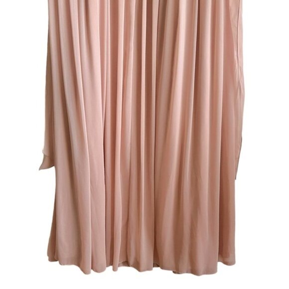 Monique Lhuillier Daniela Gown Size 22 Blush Pink Bridesmaid - Picture 5 of 14